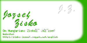 jozsef zisko business card